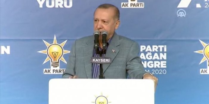 Cumhurbaşkanı Erdoğan AKP Kayseri İl kongresinde konuştu