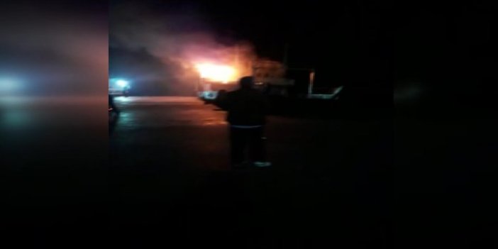 Maltepe'de yangın panik yarattı