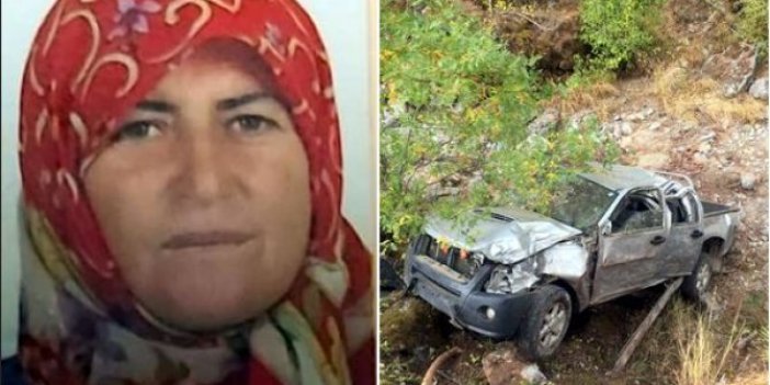 Antalya’da kamyonet dere yatağına yuvarlandı: 1 ölü, 1 yaralı
