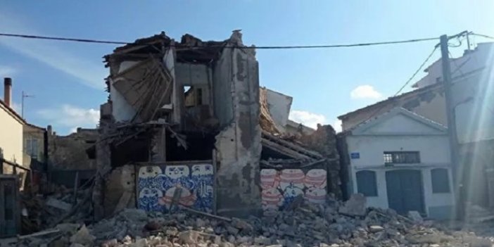 Deprem komşuyu da vurdu, Yunanistan'da da binalar yıkıldı