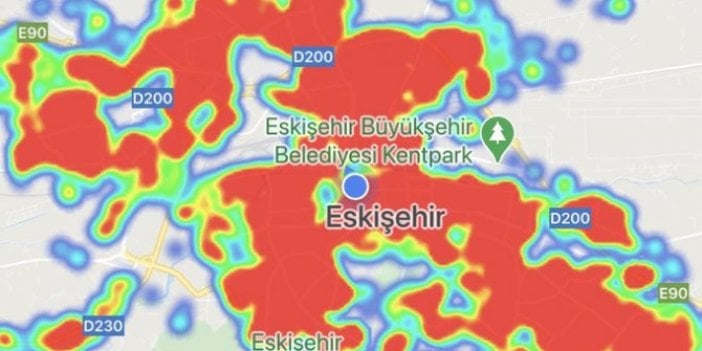 Eskişehir Büyükşehir Belediye Başkanı Yılmaz Büyükerşen kıpkırmızı haritayla uyardı, zorunda olmadıkça yapmayın dedi