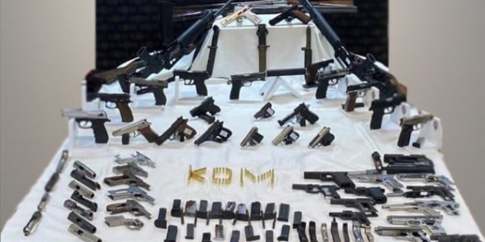 Kocaeli'nde silah kaçakçılarına operasyon