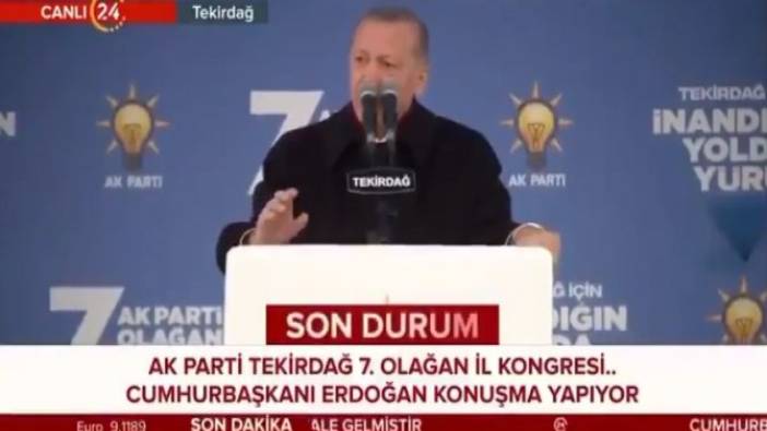 Tayyip Erdoğan'ın Trakyalılara 'kuru-sulu' tavsiyesi sosyal medyayı alt üst etti