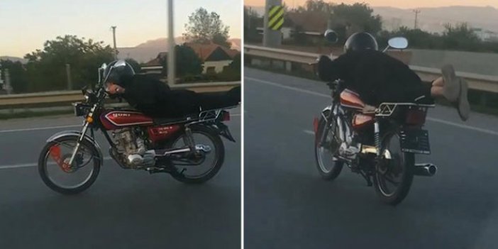 Ehliyetsiz sürücü motosikletiyle tehlike saçtı, rekor ceza yedi