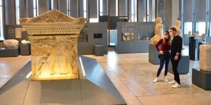 Troya Müzesine ziyaretçi akını