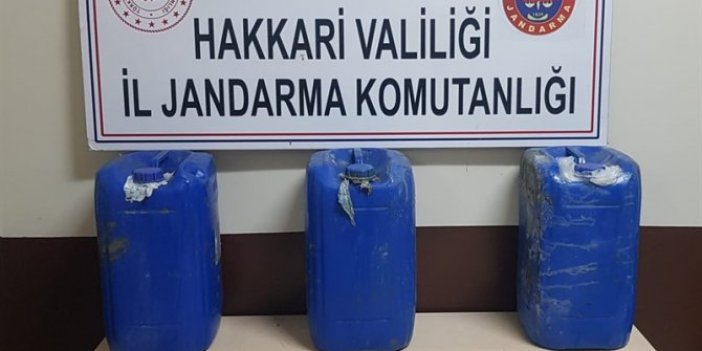 Toprağın altından çıktı. Jandarma kilolarca buldu