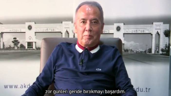 Hastalığı yenen Antalya Büyükşehir Belediye Başkanı Muhittin Böcek'ten ilk video