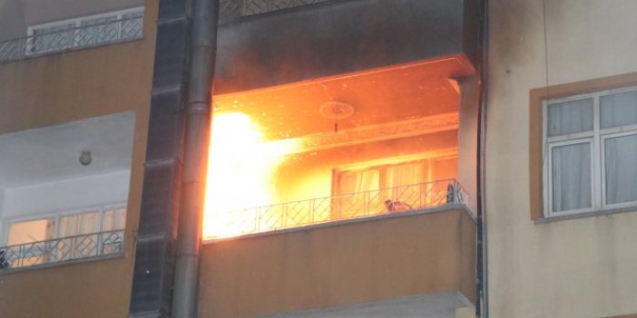 Şanlıurfa'da mutfakta çıkan yangın panik yarattı