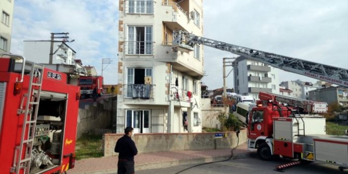 Kocaeli'de yangın: 7 kişi dumandan etkilendi