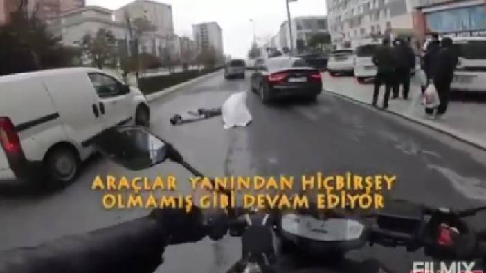 Arabalar yanından vızır vızır geçti, vatandaşlar durdu yalnızca izledi, bir kişi bile yardım etmedi