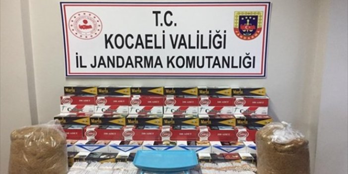 Kocaeli'de 19 bin 860 kaçak sigara ele geçirildi