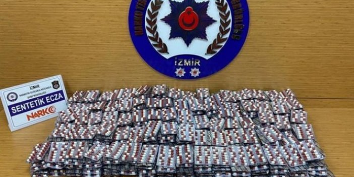 İzmir'de 16 bin 800 uyuşturucu ele geçirildi