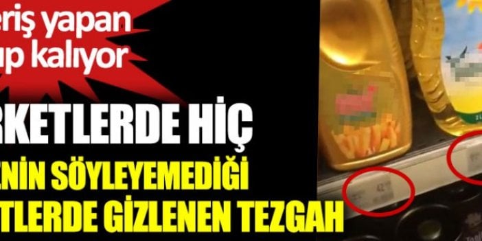 Kimsenin korkudan yüksek sesle konuşamadığı fiyat etiketleri. Gerçek olan bu gerisi yalan