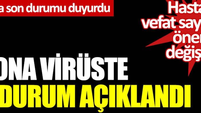 Bakan Koca virüste son durumu duyurdu (02 Ocak 2021)