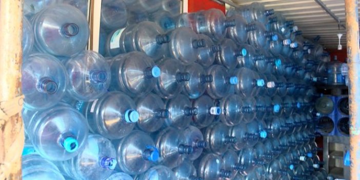 İstanbul'da su satışları patladı kova bidon ne varsa dolduruldu
