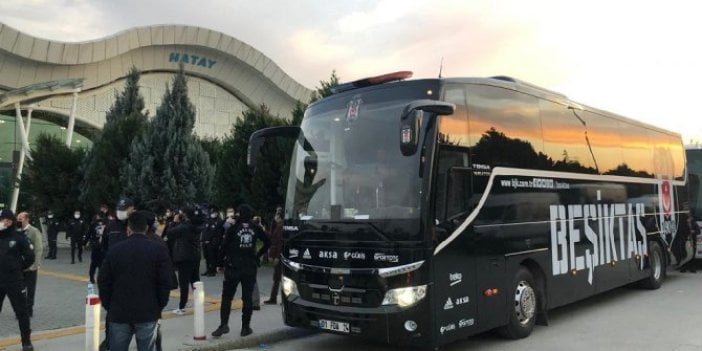 Beşiktaş Hatay'a ulaştı