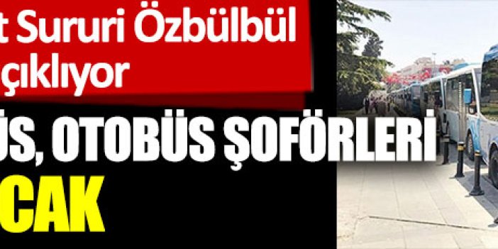 Taksi, otobüs ve minibüs şoförleri işsiz kalacak. Gazeteci Murat Sururi Özbülbül açıkladı