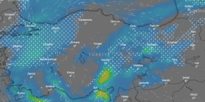 Meteoroloji’nin sesi olan Meteoroloji Radyosu bas bas bağırıyor. İstanbul'u kuşatan kar bu gece saat kaçta başlıyor