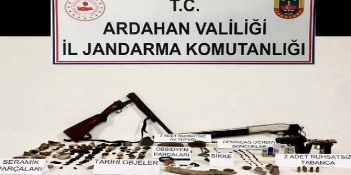 Ardahan'da Tarihi eser kaçakçılarına operasyon