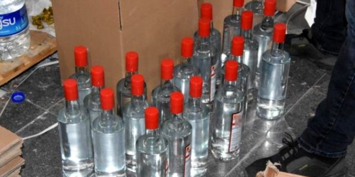 Sahte rakı yapımında kullanılan binlerce litre etil alkol ele geçirildi