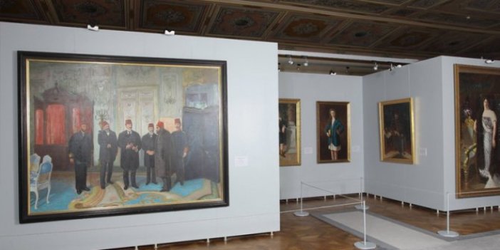 Milli Saraylar Resim Müzesi sanatseverlerin ziyaretine açıldı