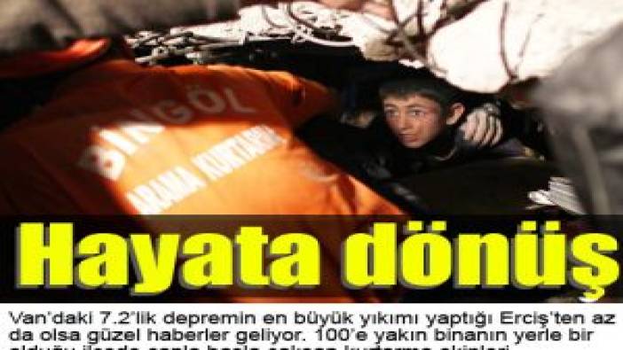 Hayata dönüş (24 Ekim 2011)