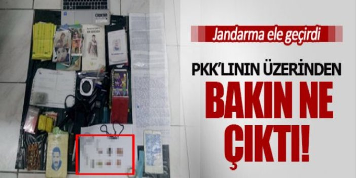 PKK'lıların eşyalarının arasından bakın ne çıktı!