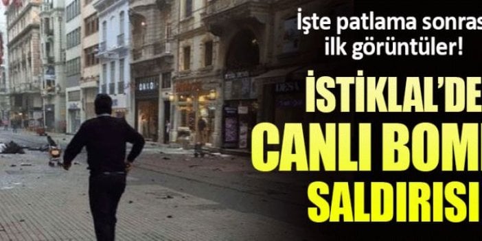 İstiklal'de patlama!