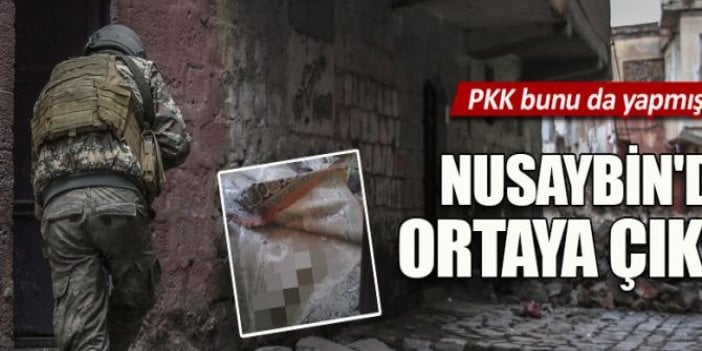 Nusaybin'de ortaya çıktı! PKK bunu da yapmış...