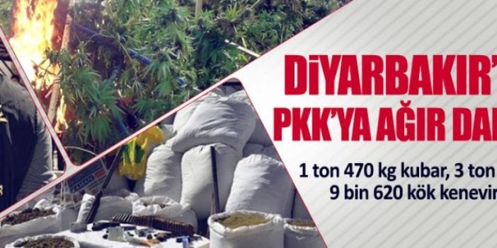 Diyarbakır'da PKK'ya ağır darbe