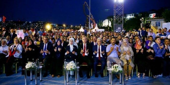 İşte 15 Temmuz törenlerine katılan ünlüler