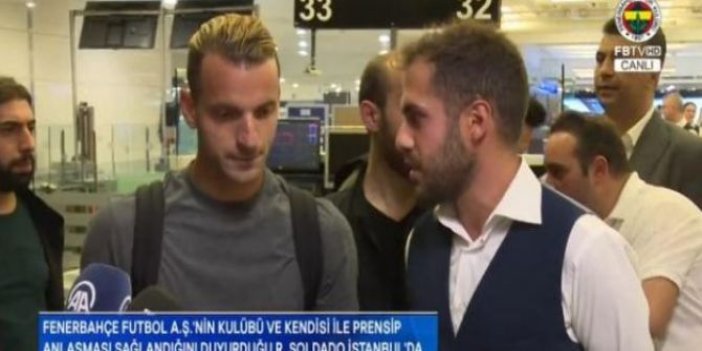 Soldado İstanbul'a geldi