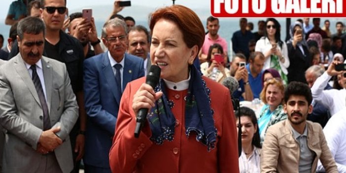 Akşener Ahlat'ta bayram sofrası kurdu