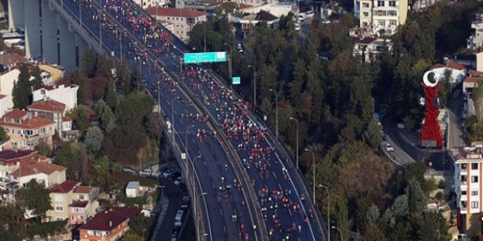 İstanbul Maratonu'ndan renkli kareler