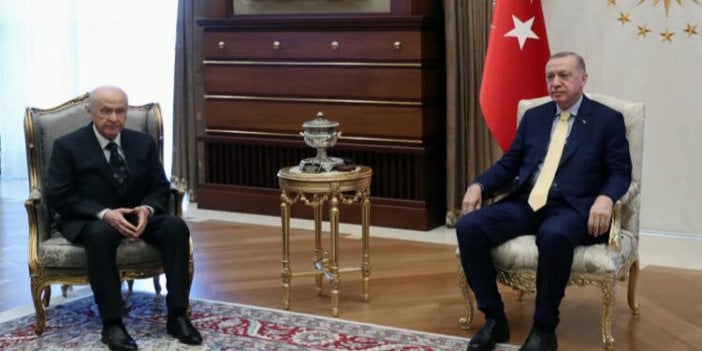 Erdoğan ve Bahçeli görüşmesi bitti