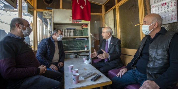 Kılıçdaroğlu Ankara'da esnafla buluştu