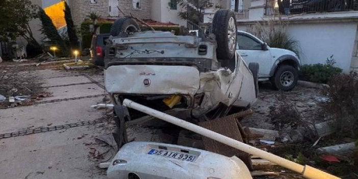 İzmir’i hortum, fırtına ve dolu vurdu. Felaketin bütün görüntüleri ortaya çıktı.