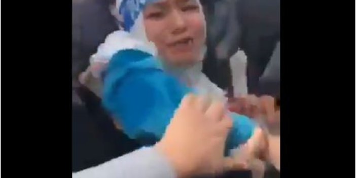 Kayseri'de Uygur Türkleri'ne polis müdahalesi