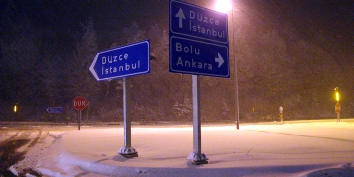 Bolu'da kar kalınlığı her dakika artıyor