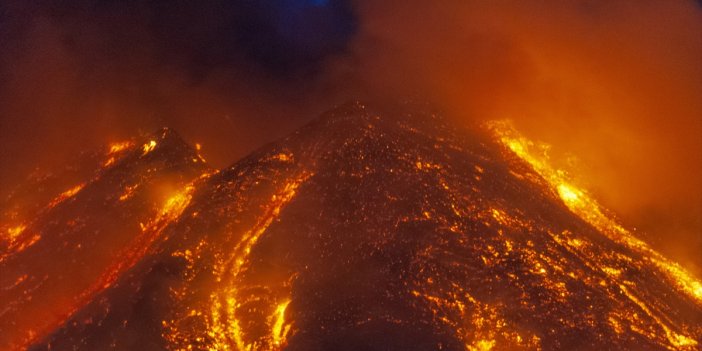 Dünyanın en aktif yanardağı hareketlendi