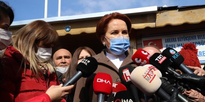 Meral Akşener: Sorumlu Erdoğan'dır. Kendisi de bunu kabul etmiştir