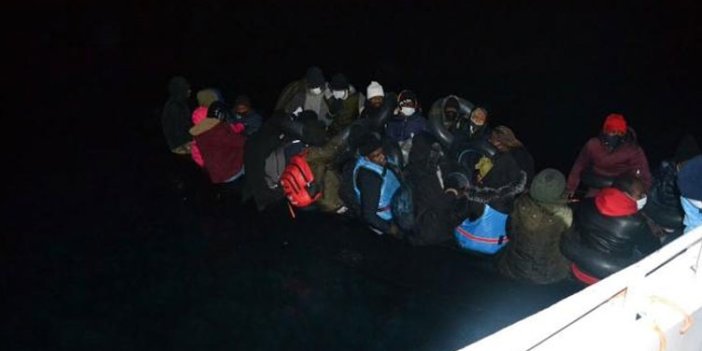 Türk kara sularına itilen sığınmacılar kurtarıldı