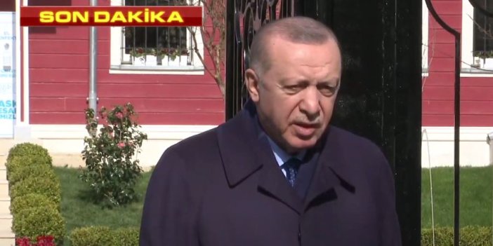 Erdoğan'dan canlı yayında kafe ve restoranlar açıklaması
