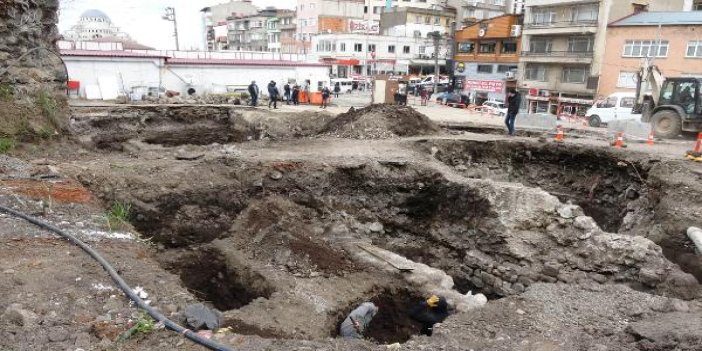 İnşaat kazısında ortaya çıktı arkeologlar bölgeye akın etti