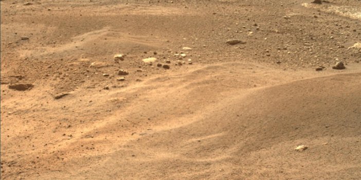 Mars'tan yeni görüntüler. Saniyede 8 metre hızla ilerlemesi anbean kaydedildi