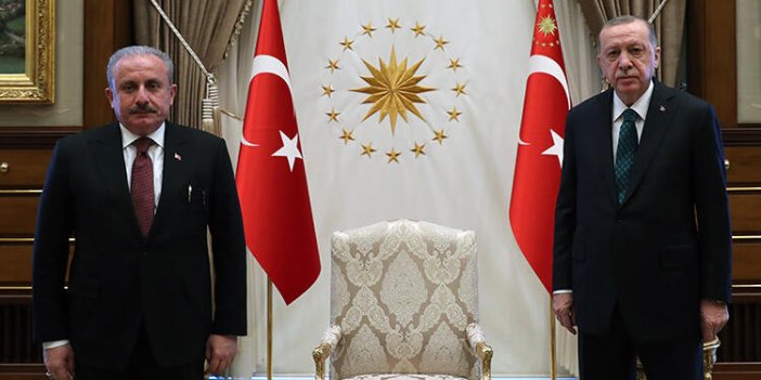 Erdoğan TBMM Başkanı Şentop'u kabul etti