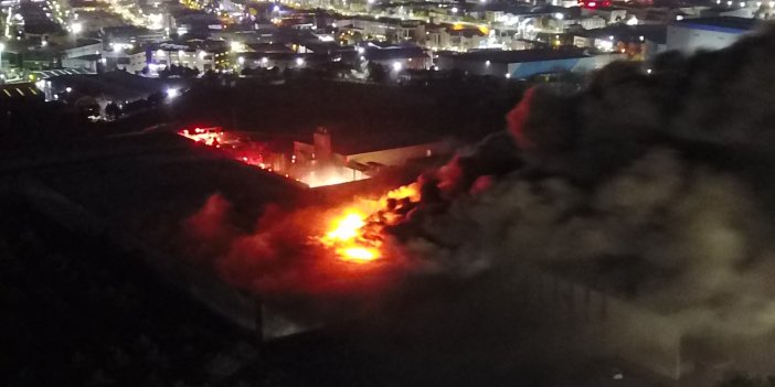 İstanbul'daki ünlü et fabrikasında büyük yangın