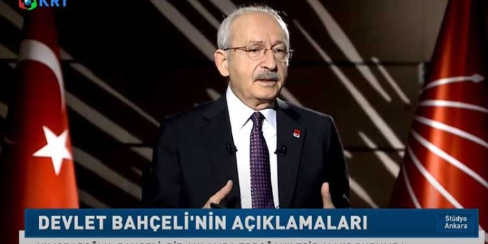 CHP Genel Başkanı Kemal Kılıçdaroğlu'ndan Cumhur İttifakı'nı kızdıracak açıklama