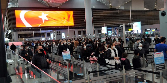 İstanbul Havalimanı’nda dikkat çeken yoğunluk