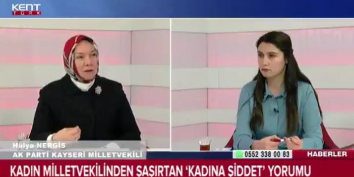 Kadın milletvekilinden kadına şiddet yorumu. AKP Kayseri Milletvekili Hülya Atçı Nergis sanki Türkiye'de çok fazla kadın öldürülüyor